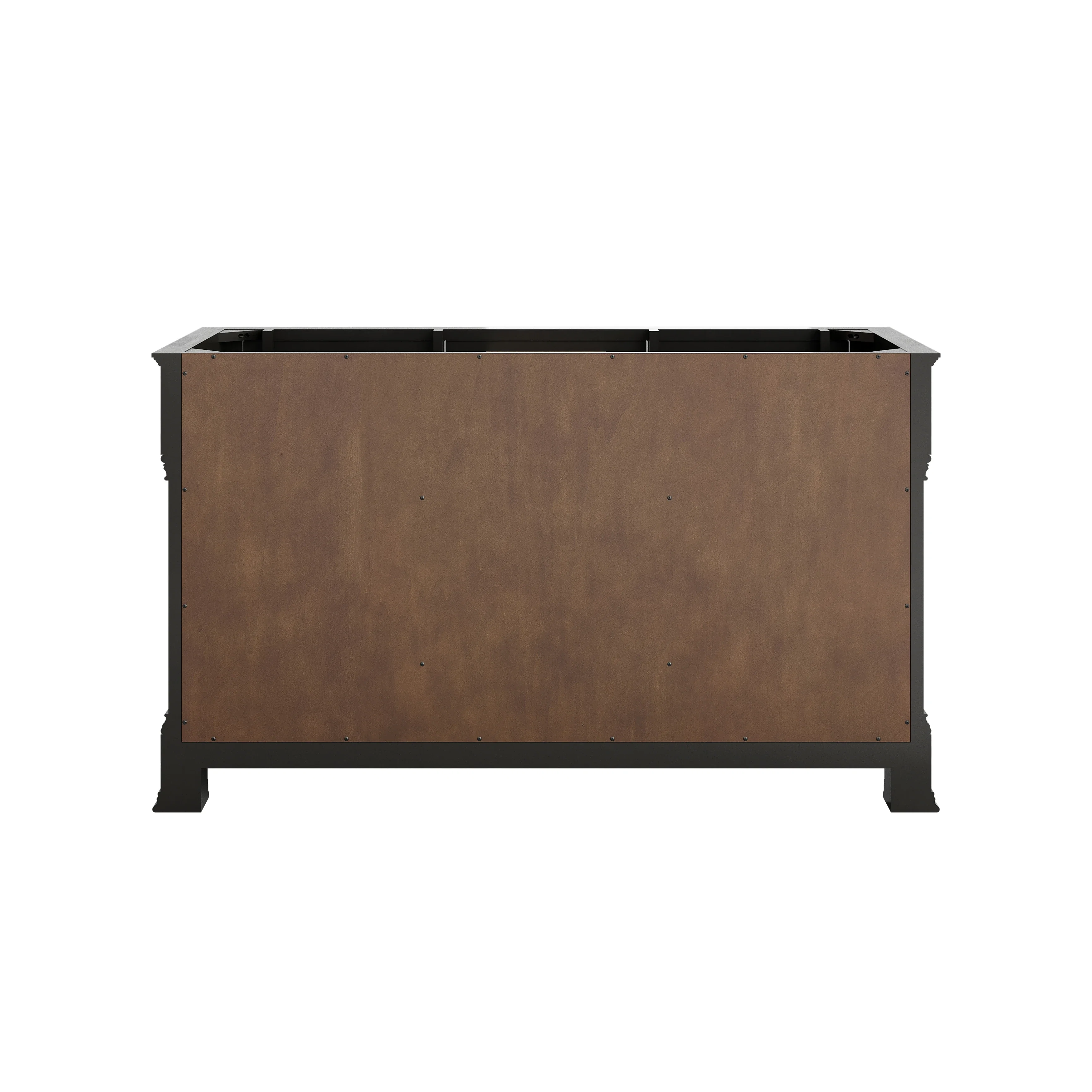 Brookfield 60" Double Vanity, Black Onyx w/ 3 CM Parisien Bleu Silestone Top