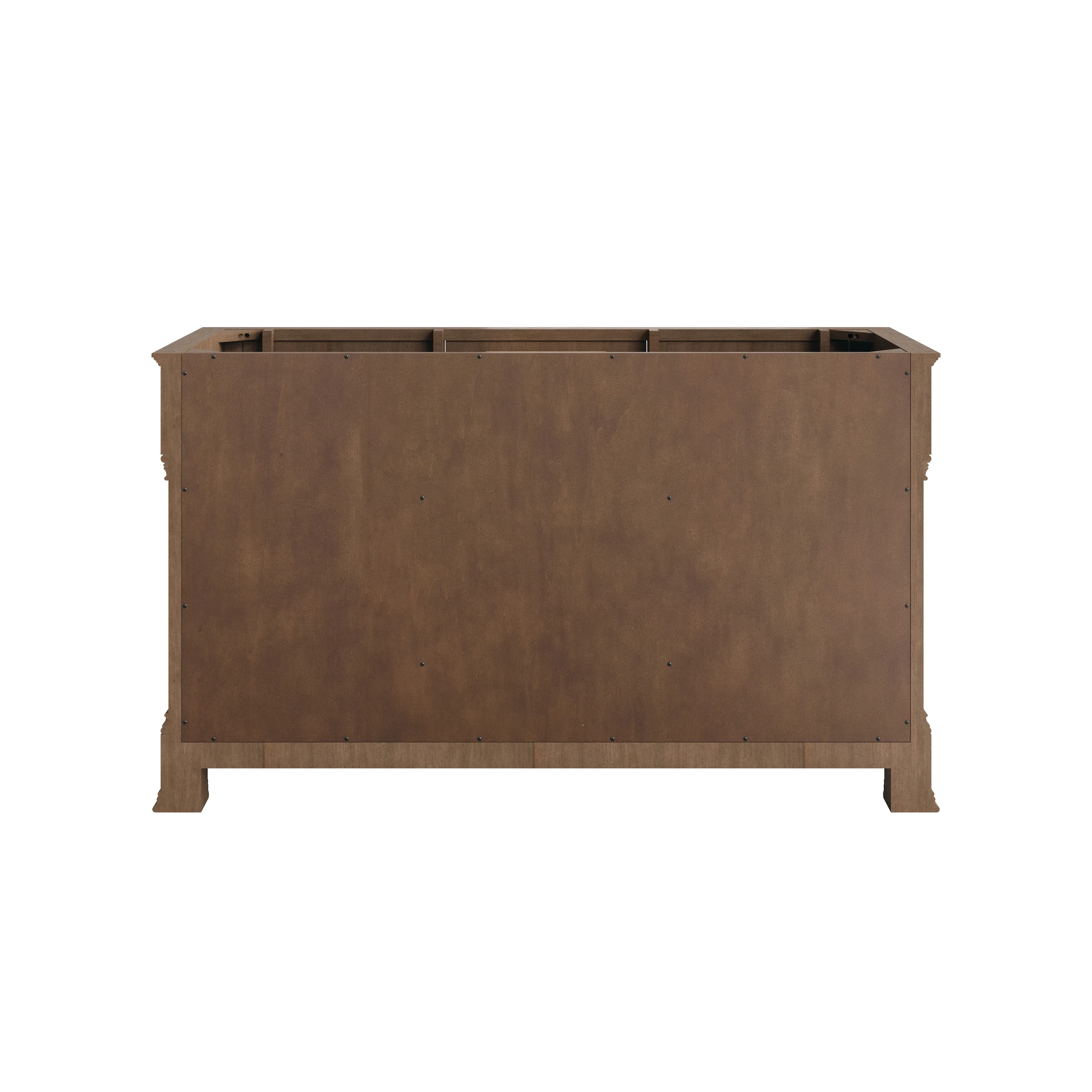 Brookfield 60" Double Vanity, Pecan, w/ 3 CM Phantome Eclos Top