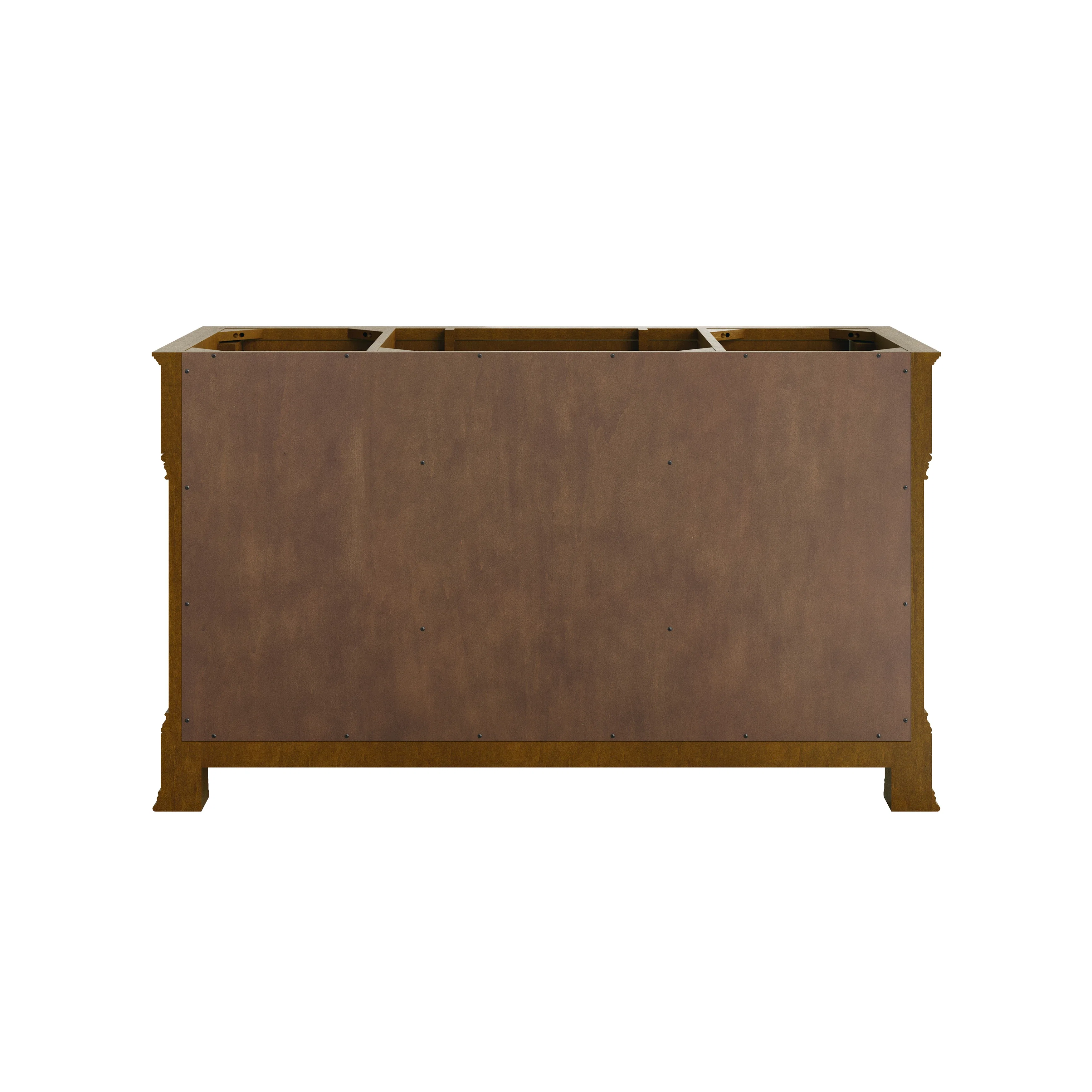 Brookfield 60" Single Vanity, Honey Oak, w/ 3 CM Siberian Silestone Top