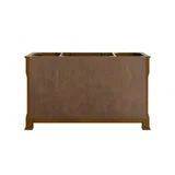 Brookfield 60" Single Vanity, Honey Oak, w/ 3 CM Siberian Silestone Top