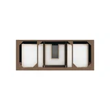 Brookfield 60" Single Vanity, Pecan w/ 3 CM Parisien Bleu Silestone Top w/ FreePower Wireless Charger