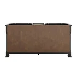 Brookfield 72" Double Vanity, Black Onyx w/ 3 CM Parisien Bleu Silestone Top w/ FreePower Wireless Charger