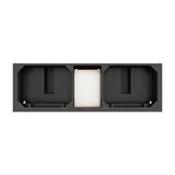Brookfield 72" Double Vanity, Black Onyx