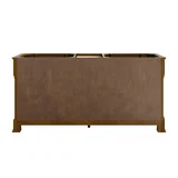 Brookfield 72" Double Vanity, Honey Oak,  w/ 3 CM White Zeus Silestone Top
