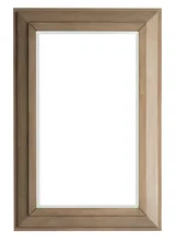 Portland 28" Rectangular Mirror, Whitewashed Walnut