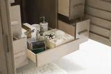 Portland 36" Single Vanity, Whitewashed Walnut, w/ 3 CM Phantome Eclos Top