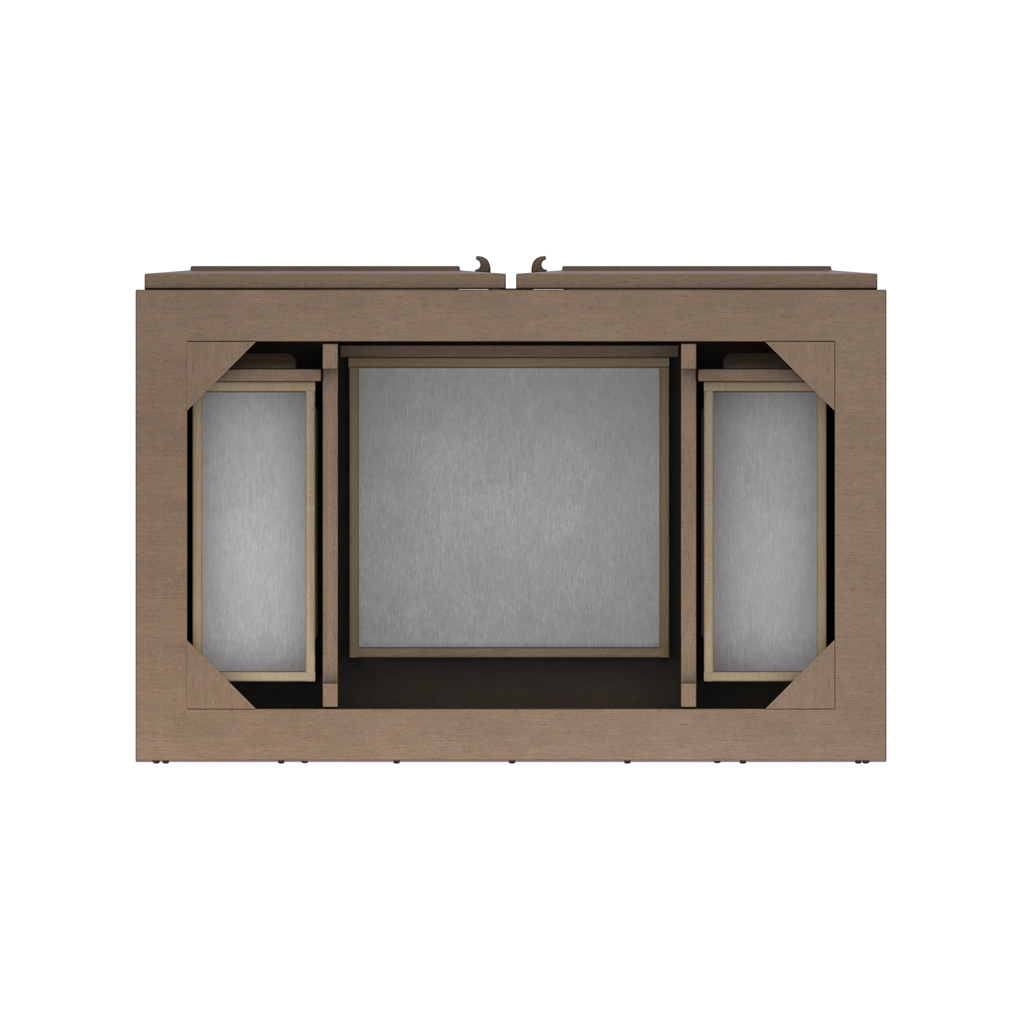 Portland 36" Single Vanity Cabinet, Whitewashed Walnut