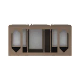 Portland 48" Single Vanity Whitewashed Walnut w/ 3 CM Eternal Jasmine Pearl Silestone Top w/FreePower Wireless Charger