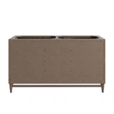 Portland 60" Double Vanity Whitewashed Walnut w/ 3 CM Eternal Jasmine Pearl Silestone Top