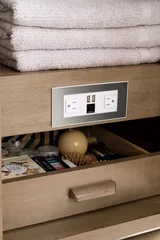 Portland 60" Double Vanity, Whitewashed Walnut, w/ 3 CM Phantome Eclos Top