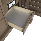Portland 60" Double Vanity, Whitewashed Walnut, w/ 3 CM Siberian Silestone Top