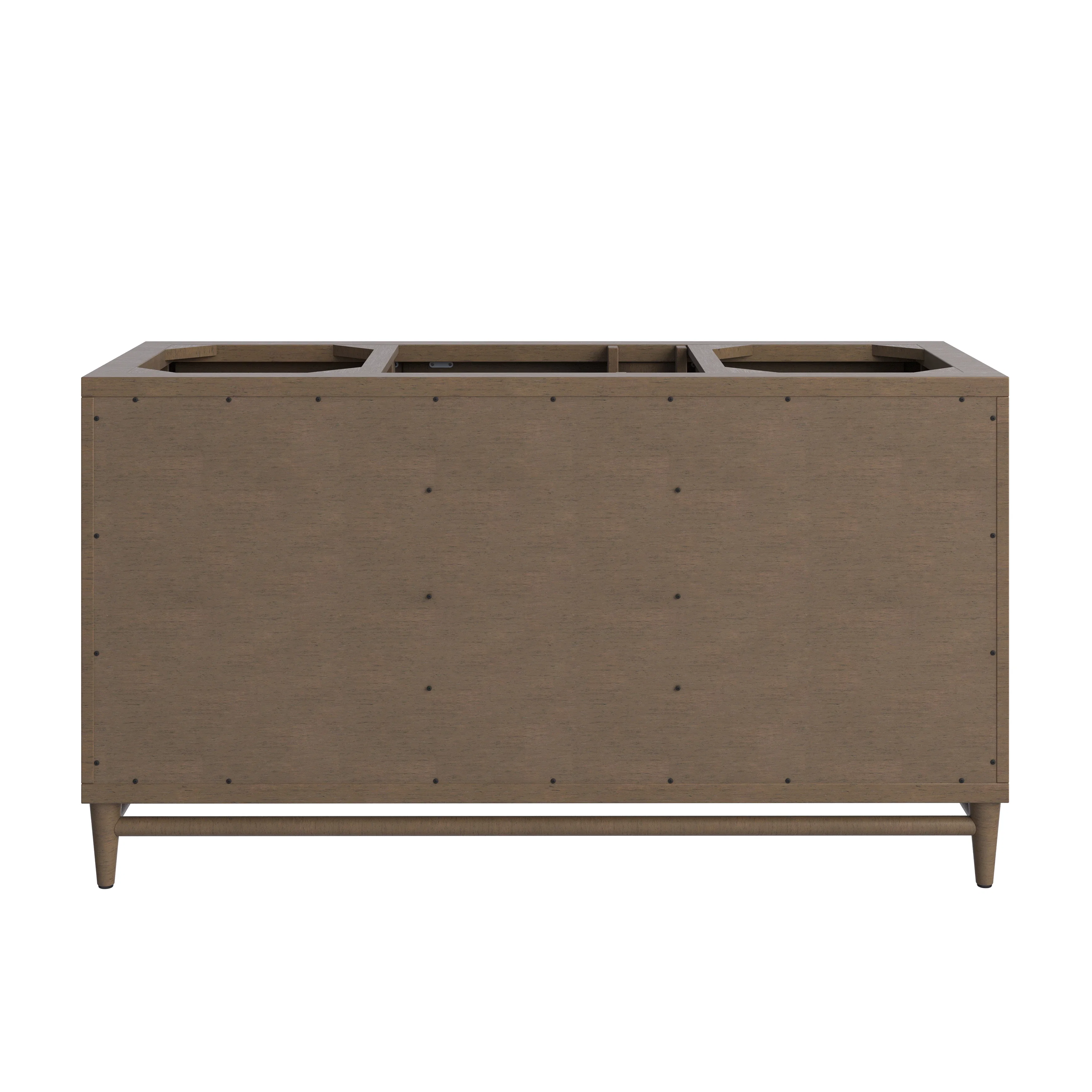 Portland 60" Single Vanity Whitewashed Walnut w/ 3 CM Eternal Jasmine Pearl Silestone Top