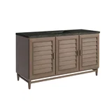 Portland 60" Single Vanity, Whitewashed Walnut, w/ 3 CM Phantome Eclos Top