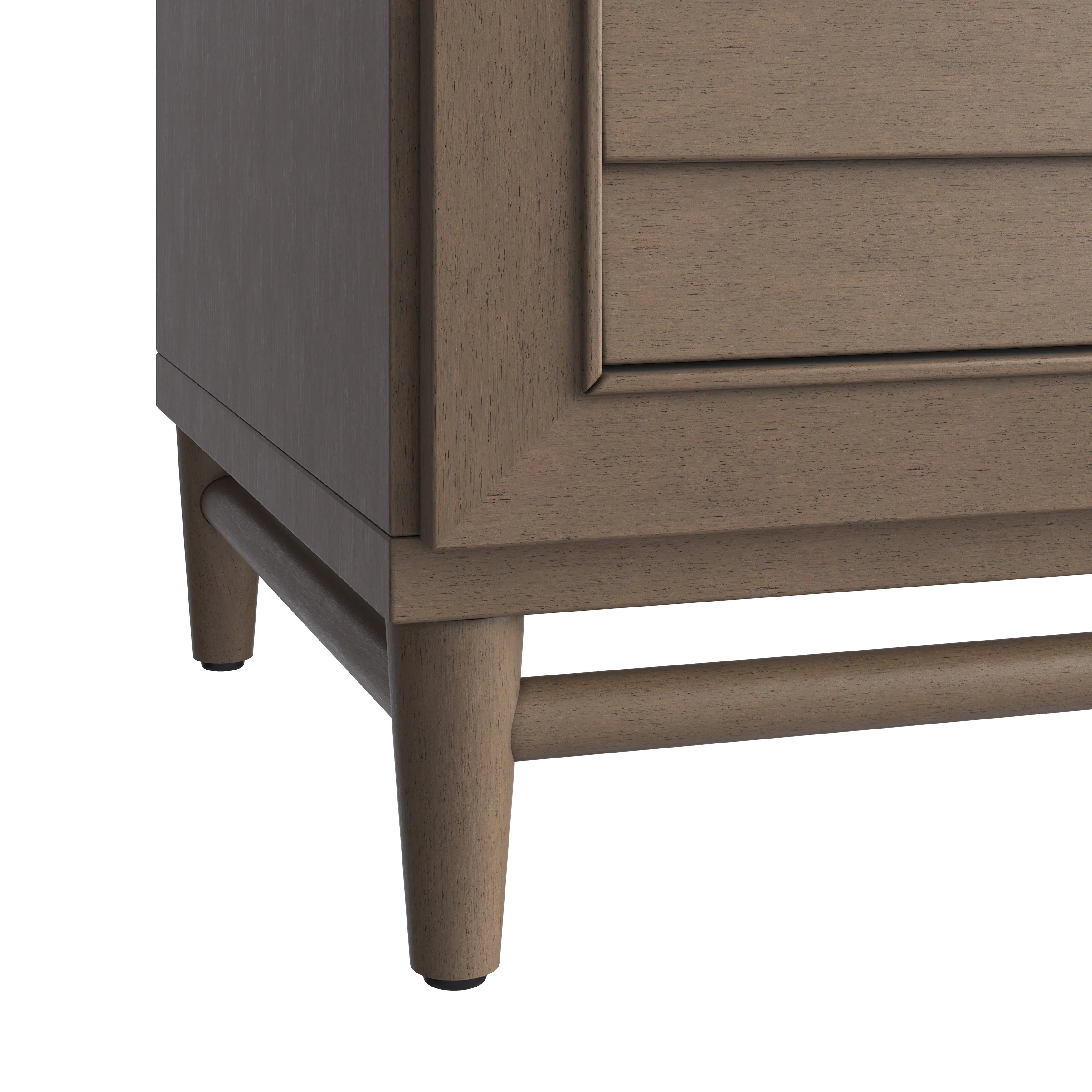 Portland 60" Single Vanity Whitewashed Walnut w/ 3 CM Parisien Bleu Silestone Top w/FreePower Wireless Charger