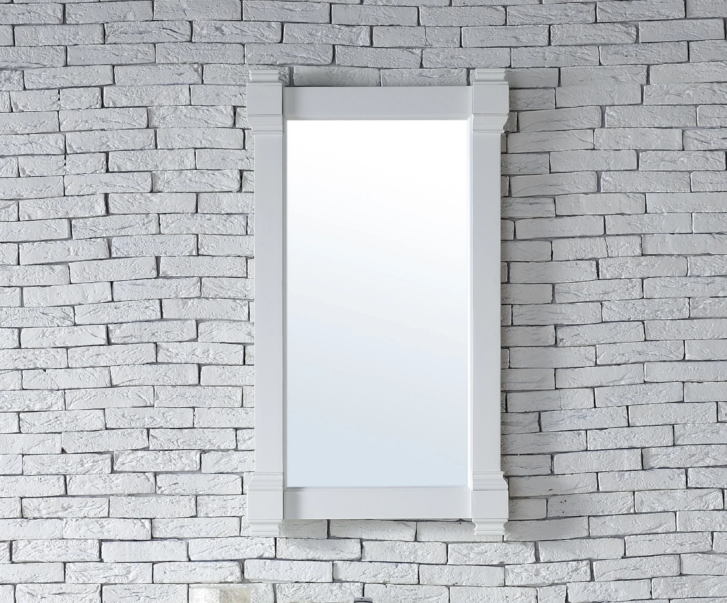 Brittany 22" Mirror, Bright White