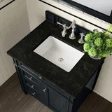 Brittany 30" Single Vanity, Black Onyx, w/ 3 CM Phantome Eclos Top