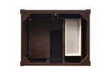 Brittany 30" Single Vanity Cabinet, Burnished Mahogany
