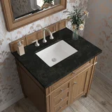 Brittany 30" Single Vanity, Saddle Brown, w/ 3 CM Phantome Eclos Top
