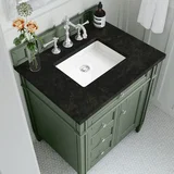 Brittany 30" Single Vanity, Smokey Celadon, w/ 3 CM Phantome Eclos Top
