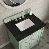 Brittany 30" Single Vanity, Sage Green, w/ 3 CM Phantome Eclos Top