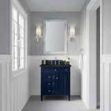 Brittany 30" Single Vanity, Victory Blue, w/ 3 CM Phantome Eclos Top