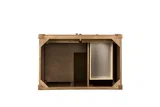 Brittany 36" Single Vanity Cabinet, Saddle Brown