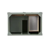 Brittany 36" Single Vanity, Smokey Celadon w/ 3 CM Eternal Jasmine Pearl Top