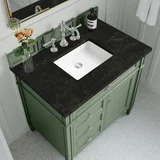 Brittany 36" Single Vanity, Smokey Celadon, w/ 3 CM Phantome Eclos Top