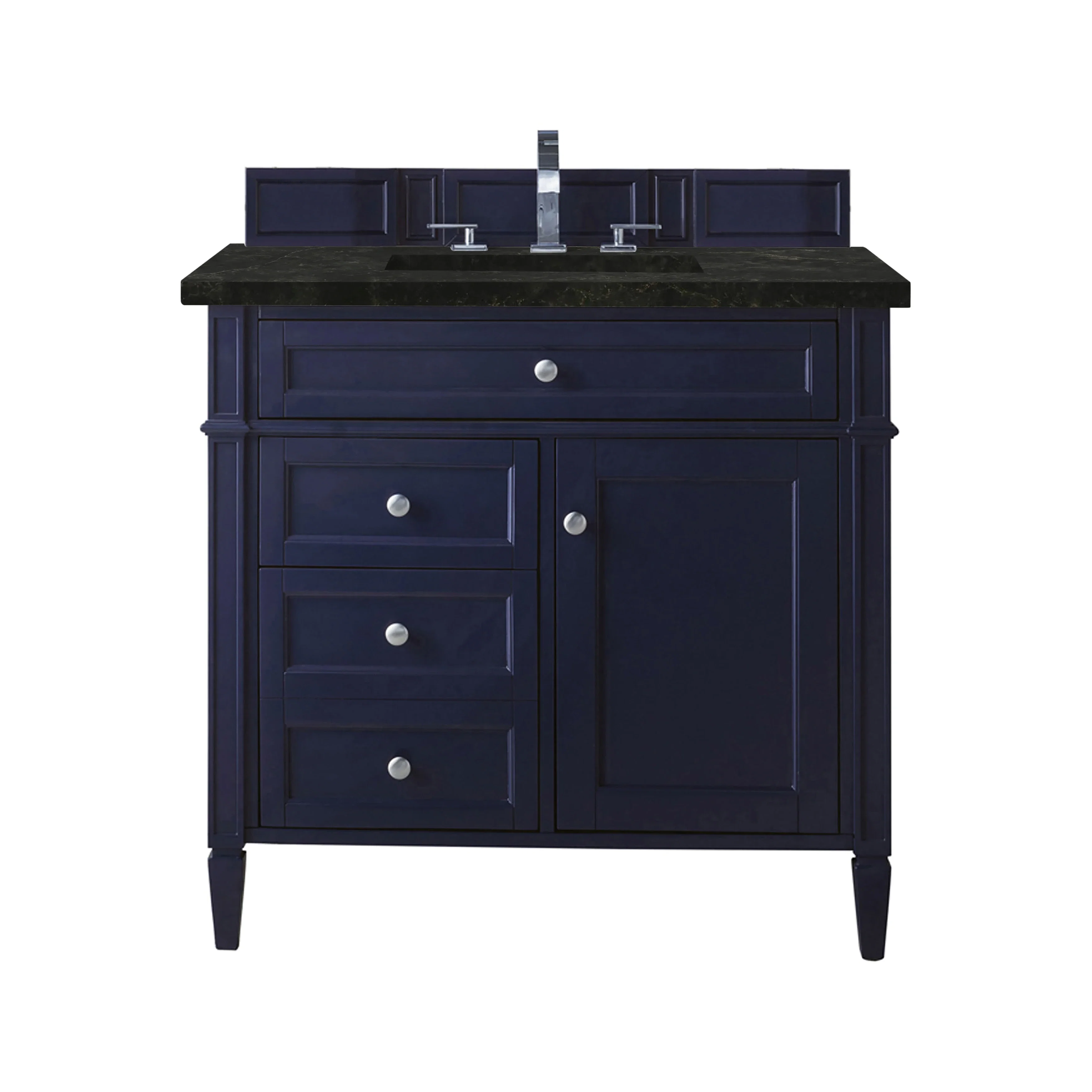 Brittany 36" Single Vanity, Victory Blue, w/ 3 CM Phantome Eclos Top