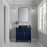 Brittany 36" Single Vanity, Victory Blue, w/ 3 CM Phantome Eclos Top