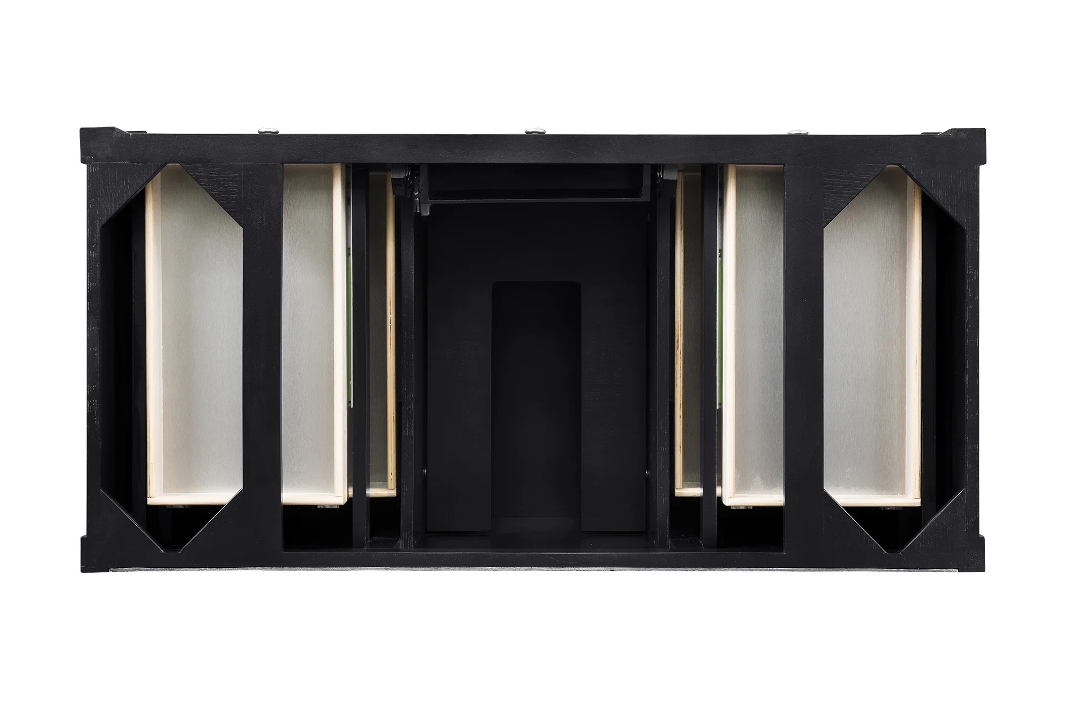 Brittany 48" Single Vanity, Black Onyx, w/ 3 CM Tajnar Eclos Top