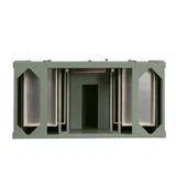 Brittany 48" Single Vanity, Smokey Celadon w/ 3 CM Ethereal Noctis Top
