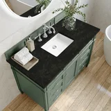 Brittany 48" Single Vanity, Smokey Celadon, w/ 3 CM Phantome Eclos Top