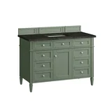 Brittany 48" Single Vanity, Smokey Celadon, w/ 3 CM Phantome Eclos Top