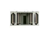 Brittany 48" Single Vanity, Sage Green w/ 3 CM Eternal Jasmine Pearl Silestone Top