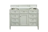 Brittany 48" Single Vanity, Sage Green w/ 3 CM Ethereal Noctis Silestone Top w/FreePower Wireless Charger