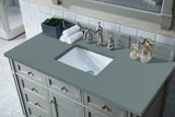Brittany 48" Single Vanity, Urban Gray w/ 3 CM Cala Blue Silestone Top
