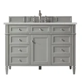 Brittany 48" Single Vanity, Urban Gray w/ 3 CM Lime Delight Silestone Top