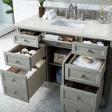 Brittany 48" Single Vanity, Urban Gray w/ 3 CM Lime Delight Silestone Top