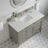 Brittany 48" Single Vanity, Urban Gray w/ 3 CM Lime Delight Silestone Top