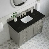 Brittany 48" Single Vanity, Urban Gray, w/ 3 CM Phantome Eclos Top