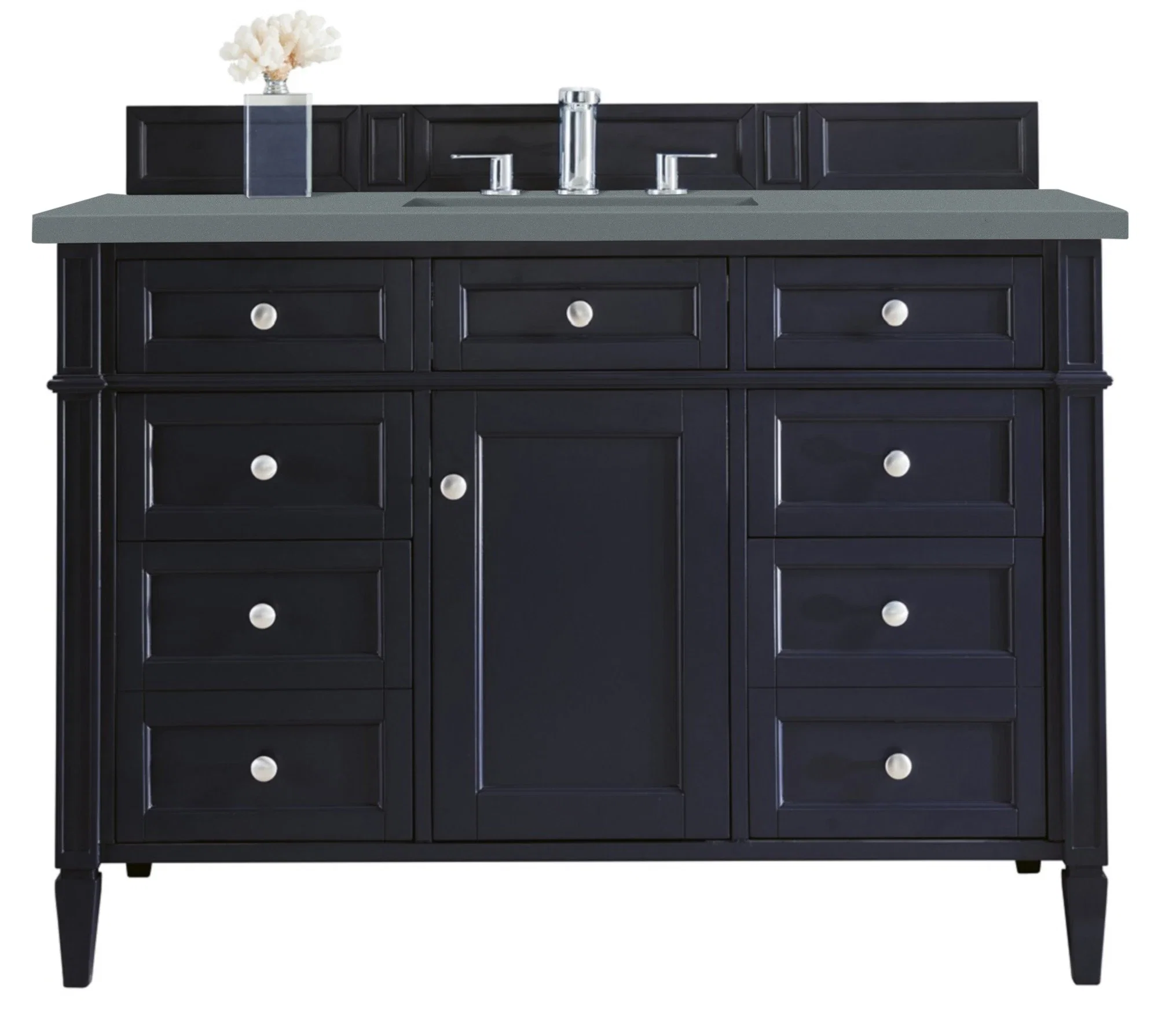 Brittany 48" Single Vanity, Victory Blue w/ 3 CM Cala Blue Silestone Top