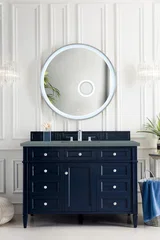 Brittany 48" Single Vanity, Victory Blue w/ 3 CM Cala Blue Silestone Top