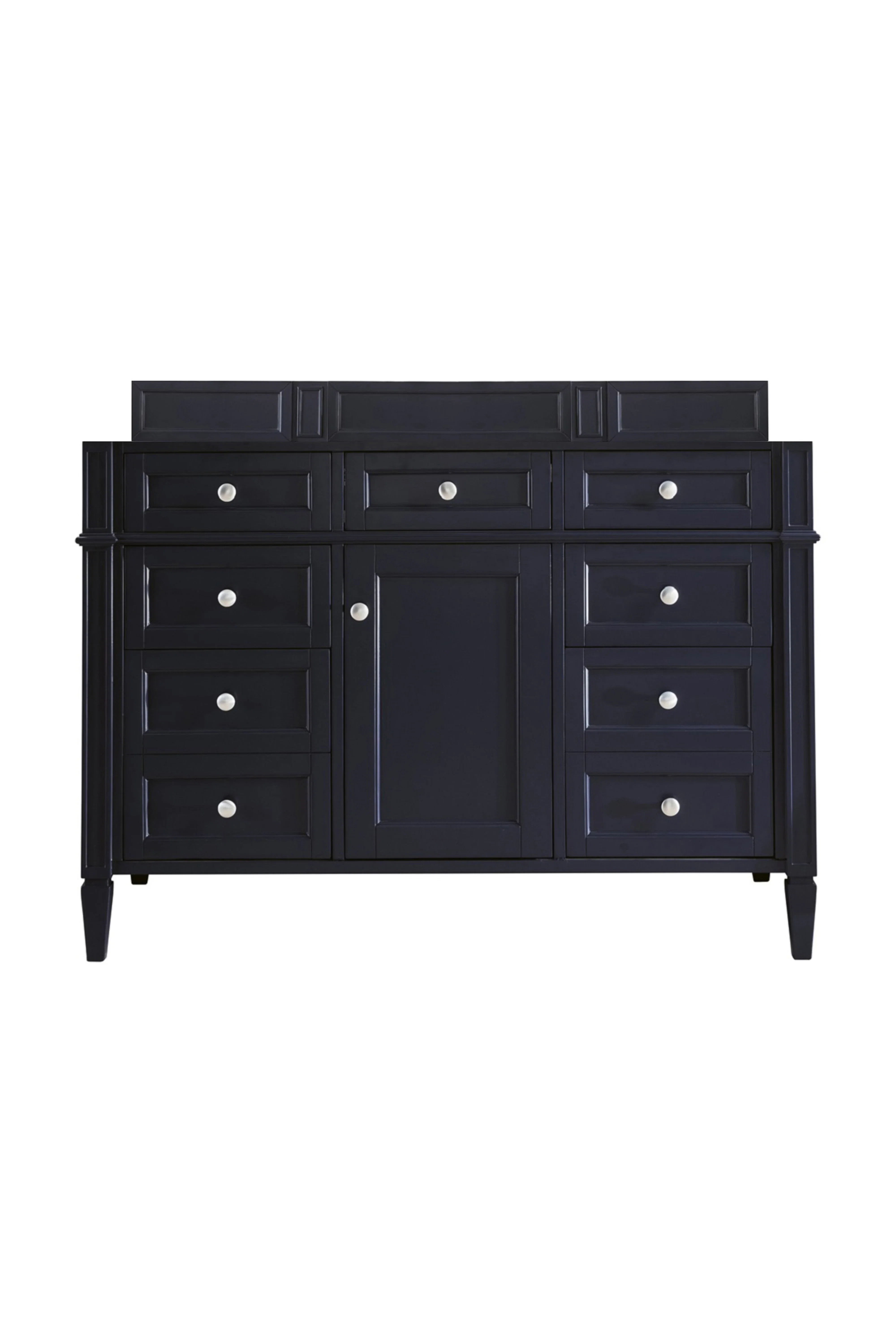 Brittany 48" Single Vanity, Victory Blue w/ 3 CM Eternal Jasmine Pearl Silestone Top