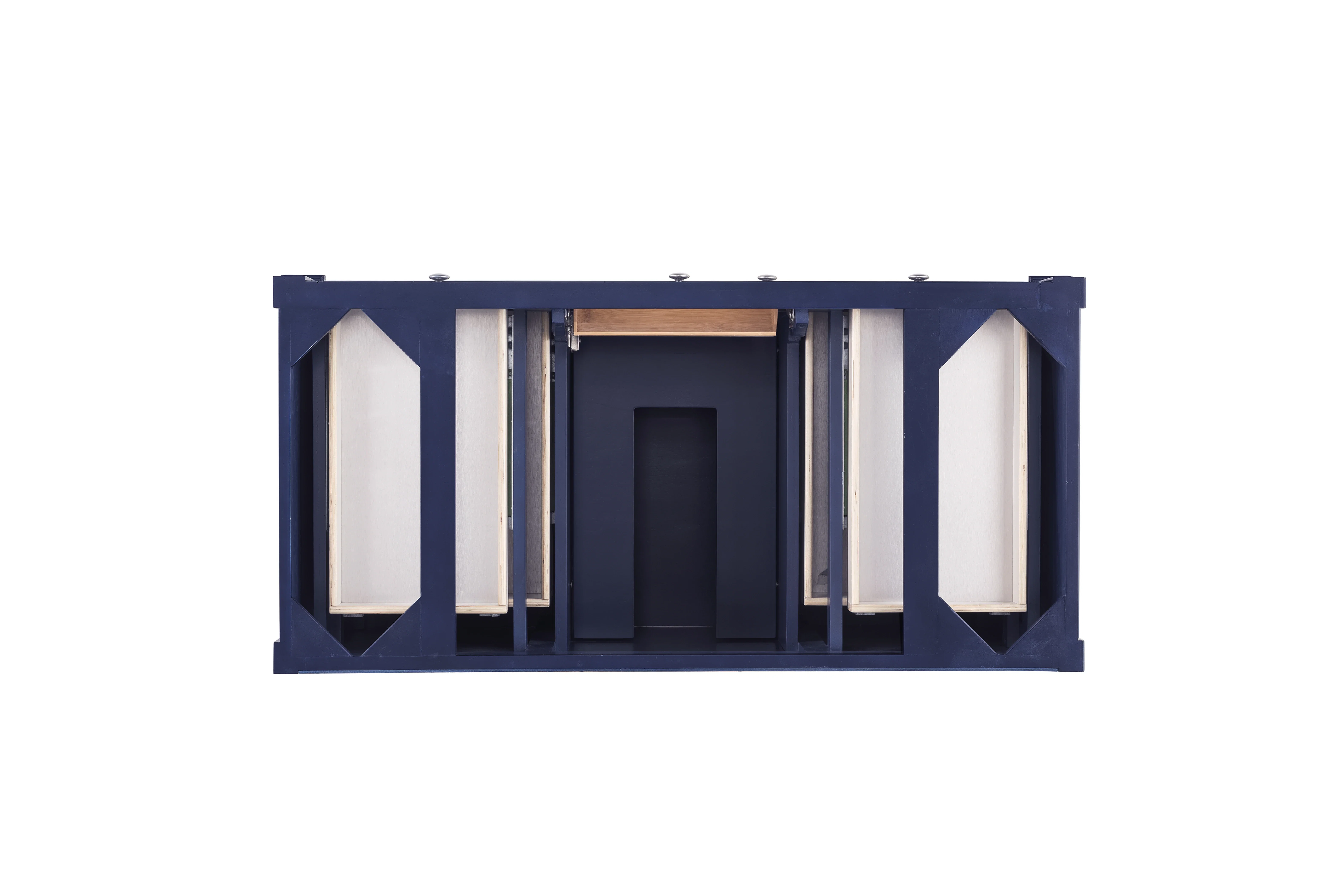 Brittany 48" Single Vanity, Victory Blue, w/ 3 CM Tajnar Eclos Top w/FreePower Wireless Charger