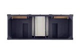 Brittany 60" Double Vanity Cabinet, Victory Blue