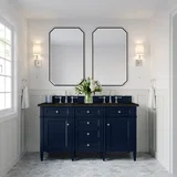 Brittany 60" Double Vanity, Victory Blue, w/ 3 CM Phantome Eclos Top