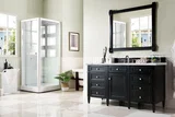 Brittany 60" Single Vanity, Black Onyx, w/ 3 CM Ethereal Noctis Silestone Top w/FreePower Wireless Charger