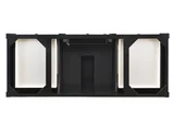 Brittany 60" Single Vanity, Black Onyx, w/ 3 CM Siberian Silestone Top w/FreePower Wireless Charger