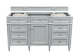 Brittany 60" Single Vanity, Urban Gray w/ 3 CM Lime Delight Silestone Top